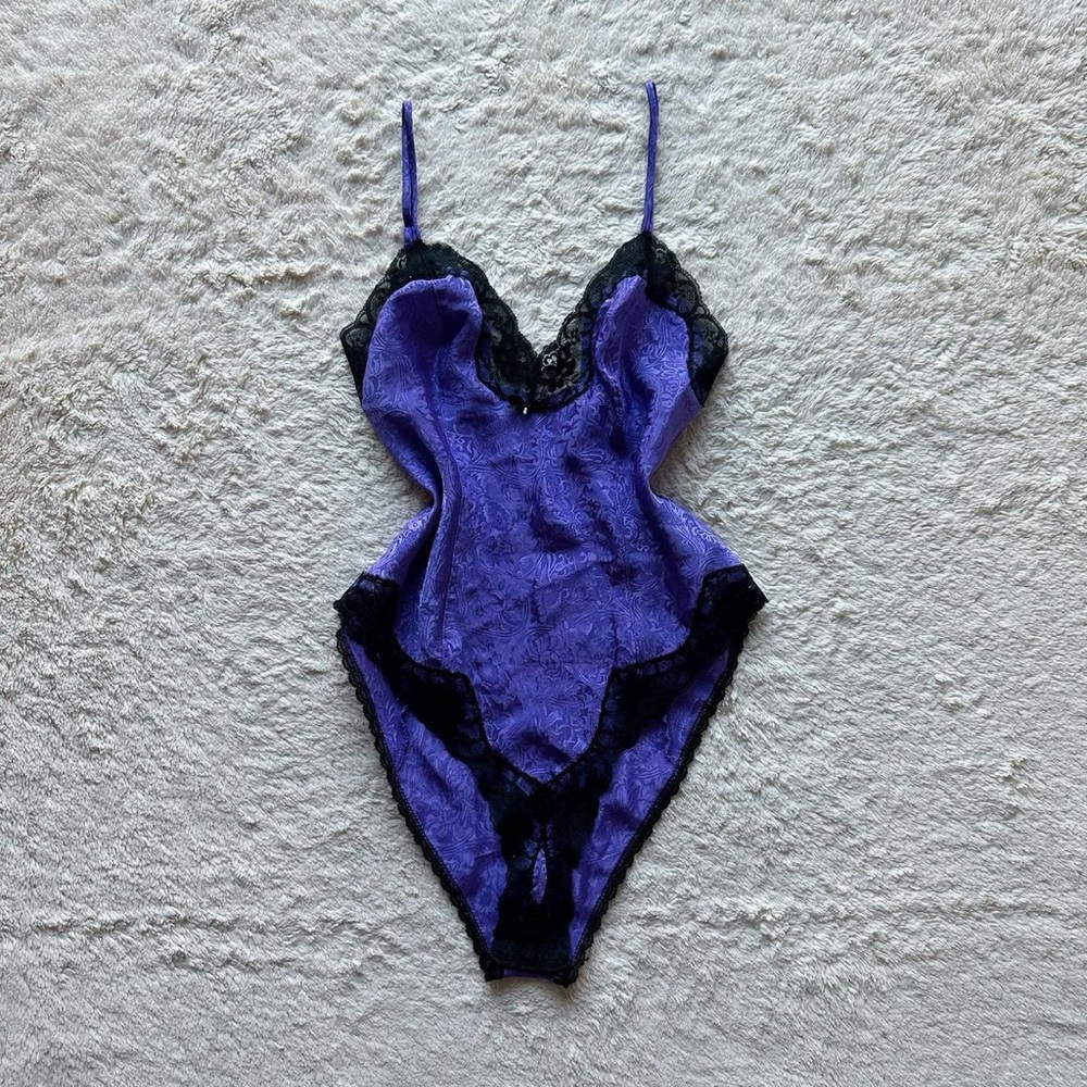 1980's delicates teddy bodysuit